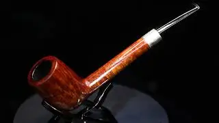 STUNNING PETERSON'S PIPE STERLING LINE CANADIAN MADE IN IRELAND ESTATE PIPE K&P Fishtail