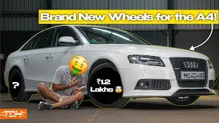 OZ Racing Wheels for the Audi A4 3.0 TDI Quattro! (₹1.2L 🤯) | Project A4