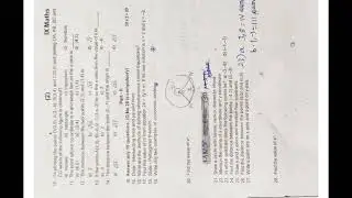 9th std maths second mid-term test question paper 2022|class 9 Maths | 2nd mid term Exam with answer