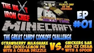 HannahBanfield Vs. GeekPig - Iron Chef Minecraft Xbox Candy Edition with PBJellyChef as Chairman