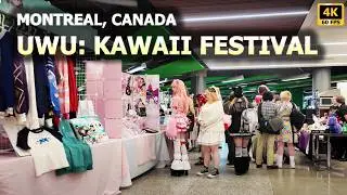[4K] Walking Tour of Montreal&rsquo;s First Uwu Festival with Uncle Wong | Festival Uwu &agrave; Montr&eacute;al