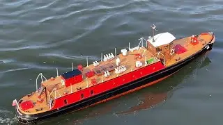 RC Massey Shaw fire boat doing her thing