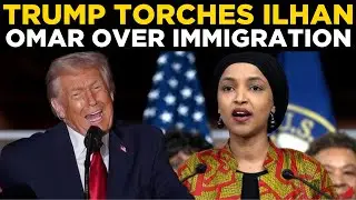 Donald Trump LIVE | Trump Slams Ilhan Omar With Explosive Get Out Comment | Trump rally live