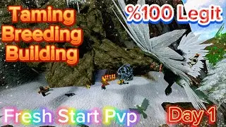 Ark Mobile | Fresh Start Legit Duo Server | No Hack No Admin  S1E1