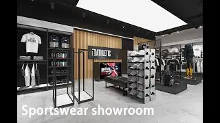 Sportwear Showroom 3D rendering video