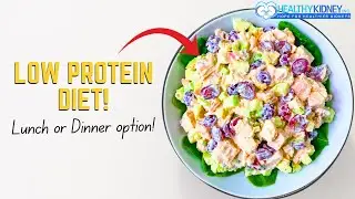 Low Protein Diet For Kidney Patients! (Lunch or Dinner Option)