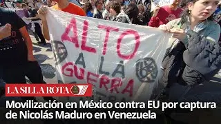 Captura de Nicol&aacute;s Maduro desata protestas frente a embajada de EU en M&eacute;xico