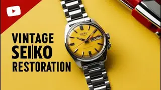 2024 BEST SEIKO Watch Restoration from Forgotten to Fabulous! Video From Red Dead Restoration Part 2