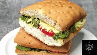 Pesto Panini Sandwich | Breakfast Ideas | Sandwich Recipe