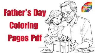 Father&rsquo;s Day Coloring Pages Pdf