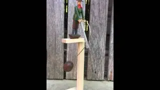 German Folk Art Swinging Sawyer / Lumberjack