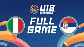 Group Phase | Italy v Serbia | Full Basketball Game | FIBA U18 EuroBasket 2024