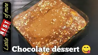 Chocolate Trifle | No bake dessert | Marble dessert recipe | Little Nest of Mine