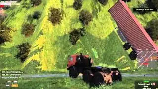 Distrikt41 - Berge erklimmender Auflieger-LKW