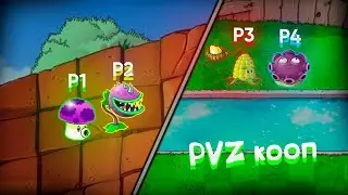 4 ГЕНИЯ и 3 ЛУЖАЙКИ | Plants vs Zombies ECO mod
