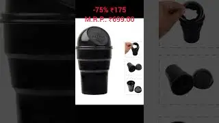 APPUCOCO Mini Car Trash Bin Can Holder Dustbin  link in description #car #best #holder #ad #mini