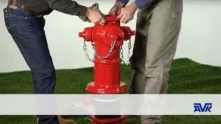 Animatie over installatie verlengset dry barrel brandkranen