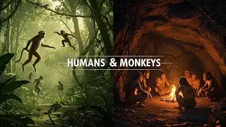 Million Years Back! Human And Monkeys Survival Story :