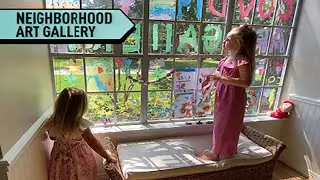 Girls Create Art Gallery for Entire Neighborhood to Enjoy | More in Common