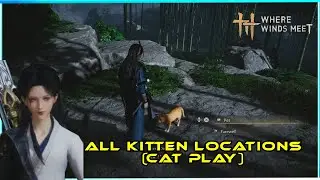 All Kitten Locations In Where Winds Meet Cat Play Collectibles Qinghe