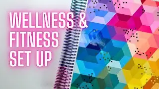 Ежедневник Erin Condren LifePlanner | Еженедельный раздел | Оздоровление и фитнес