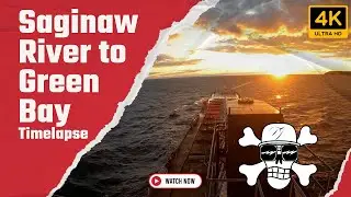 Zilwaukee to Green Bay &ndash; From the Saginaw River to Lake Michigan 4K Timelapse