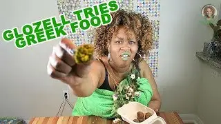 GloZell Tries Greek Food