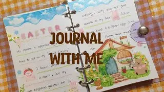[Journal] 🐣 Cute & Relaxing Easter Journal  🐰📓