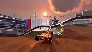 Trackmania Nations/United Forever replay in Trackmania 2 Stadium test