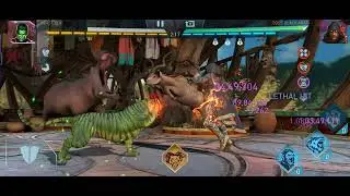 beastboy, pip 2,  Ancient Judgement solo raid, day 3, Injustice 2 Mobile