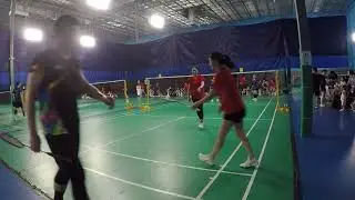Angela Bonnie Vs Jeanne Nancy -2 #badminton #badmintongame #womensdoubles #羽毛球 #女雙