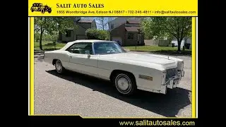 Salit Auto Sales   Triple White 1976 Cadillac Eldorado convertible in Edison, NJ