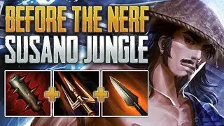 PRE-NERF CARRYING! Susano Jungle Gameplay (SMITE Conquest)