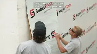 ICF Peel & Stick Membrane Installation