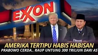 TRUMP TERKECOH, PRABOWO CERDAS! DAPET CUAN 300 TRILIUN DARI AMERIKA DENGAN PURA-PURA B0D0H...