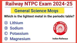 Railway NTPC Science mcqs | RRB NTPC mcqs questions | RRB General science mcqs