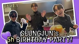 [온앤오프/ONF] Seungjun's 5h birthday live pt.1 (eng)