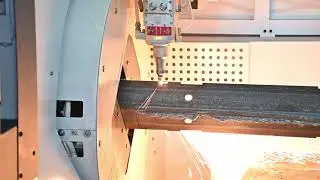 Angle Steel Back Slotting&mdash;Completed in One Pass by Laser Tube Cutter #acmelaser