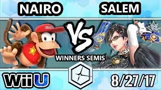 Shine 2017 Smash 4 - MVG | Salem (Bayonetta) vs NRG | Nario (Diddy Kong) - WiiU WS