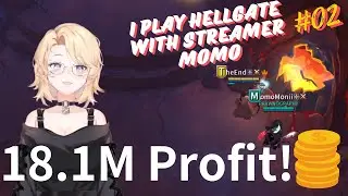 I play hellgate with Momo 18.1M Profit!! #albiononline