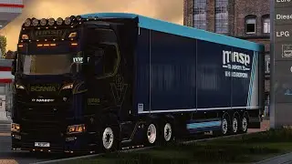Realistic ETS 2 | Anniversary V8 Scania | Hardware To Plymouth | Part 2