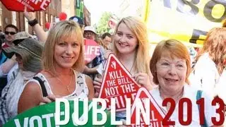 60,000 march in Ireland's biggest ever pro-life Rally against abortion : Youth Defence