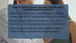 Why Is There Stigma Around Strong Lung Cancer Pain Medication? - Lung Cancer Support Hub