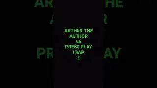 Press Play I Rap 2- Arthur The Author VA #hiphop #rap #amazon #arthurtlwatson #music #worldstar