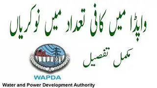 Latest Wapda Jobs 2020-WAPDA PAKISTAN