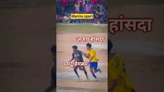 national player ajay hansda at alubeda senior ground. #santali #love #