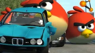 BeamNG.Drive Mod : Angry Bird (Crash test)