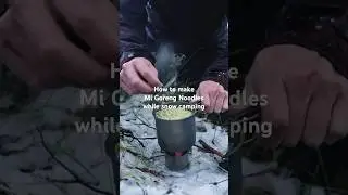 Snow-Goreng Noodles, Anyone? 🍜 #camprecipe #campingaustralia #migoreng #snowcamping #recipe