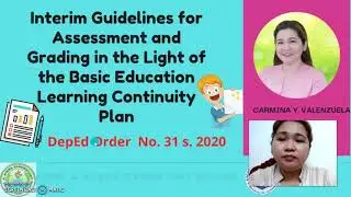 DepEd Order No 31 s  2020 ASSESSMENT and GRADING in NEW NORMAL(Tagalog)
