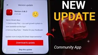 OnePlus Community App New Update 😱 latest software update OnePlus App 💥 